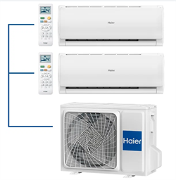Мульти сплит-система на 2 комнаты Haier LEADER Super Match 2U50S2SM1FA-3/AS09TS6HRA-M/AS12TS6HRA-M M223762 - фото 5738980