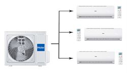 Мульти сплит-система на 3 комнаты Haier Leader Super Match 3U70S2SR5FA/AS07TS6HRA-M*3шт M223881 - фото 5739430