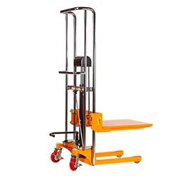 Мини-штабелер ручной SMARTLIFT PJ4150 400 кг  1,5 м с вилами и площадкой 863-154878 - фото 5873264