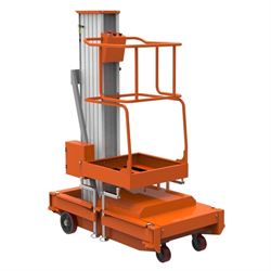 Подъемник мачтовый телескопический TOR GTWY9-100 AC 125 кг 9 м 1-мачтовый (от сети) (G) 290-107643 - фото 5887170