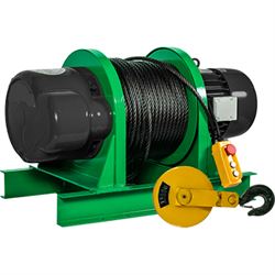 Лебедка электрическая EURO-LIFT KCD 1500/3000 кг, 100/50 м 380В 860-149081 - фото 5892020