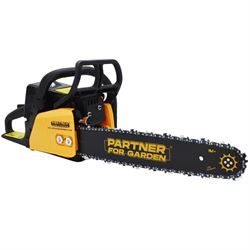 Бензопила PARTNER FOR GARDEN GS-180 Двигатель 31,8 см3 2. л. с, шина 40 см 3/8 1,3 55 звеньев 132-243541 - фото 5944090