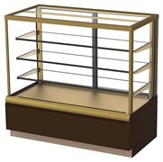 Витрина кондитерская KAYMAN K-ВК-900 люкс квадро бронза E80603