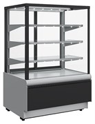 Витрина кондитерская Carboma KC70 VV 0,9-1 Standard Люкс Техно (9006-9005, черная) E79501