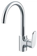 Смеситель для кухни Bravat F7105161C с высоким поворотным изливом Pure, 00177408 T0004364