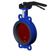 Затвор дисковый межфланц. DN150, PN16, Tecofi VPI4448 02, чугун, с рычагом VPI4448-02NI0150