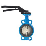 Затвор дисковый межфланц. DN100, PN16, FAF 3500, чугун, с рычагом 3500100