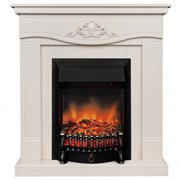 Пристенный электрокамин Real-Flame JUNONA STD/EUG WT Fb Lux BL/Mj Lux BL M194364