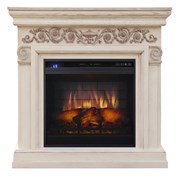 Пристенный электрокамин Royal Flame Athena с очагом Vision 23 EF LED 3 D FX (Слоновая кость с патиной) M105019