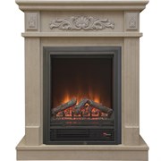 Камин в квартиру электрический Real-Flame Adelaida STD/EUG WT с очагом Eugene M66239