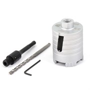 Алмазная коронка для розеток Hilberg Laser 72 мм по бетону 167-069457
