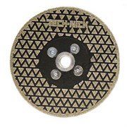 Диск гальванический TECH-NICK FLASH 125xM14 отрезной/шлифовальный dry 414-089005