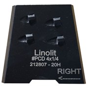 Франкфурт алмазный Linolit #PCD4x1/4 MB_LN RIGHT (правый) (Коготь) 206-148238