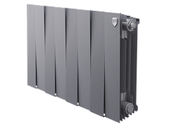 Биметаллический радиатор Royal Thermo Piano Forte 300 /Silver Satin 8 секц. M208538