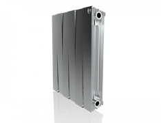 Биметаллический радиатор Royal Thermo Pianoforte 500 VD 6 секц. Silver Satin M185229