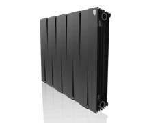 Биметаллический радиатор Royal Thermo Pianoforte 500 VD 10 секц. Noir Sable M185237