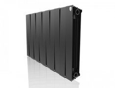 Биметаллический радиатор Royal Thermo Pianoforte 500 VD 12 секц. Noir Sable M185242