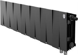 Биметаллический радиатор Royal Thermo Pianoforte 200 VD- 14 секц. Noir Sable M241386