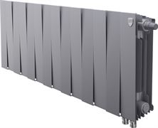 Биметаллический радиатор Royal Thermo Pianoforte 300 VD 14 секц. Silver Satin M241352