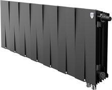 Биметаллический радиатор Royal Thermo Pianoforte 300 VD 14 секц. Noir Sable M241351