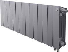 Биметаллический радиатор Royal Thermo Pianoforte 300 VD 16 секц. Silver Satin M241353