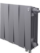 Биметаллический радиатор Royal Thermo Pianoforte 300 VD 6 секц. Silver Satin M241342
