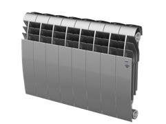 Биметаллический радиатор Royal Thermo Biliner 350 VD 8 секц. Silver Satin M185212