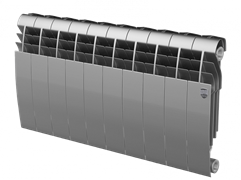 Биметаллический радиатор Royal Thermo Biliner 350 VD 10 секц. Silver Satin M185215