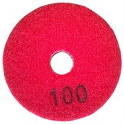 Круг алмазный шлифовальный гибкий Spektrum 100 грит / 175 мм (красный) 298-001641