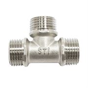 Тройник латунный STI 15 Н-Н-Н 00000003505