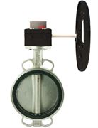 Затвор дисковый поворотный DN WBV3232V-2W-Fb Ду300 Ру16, корпус - нержавеющая сталь 316L, диск - нержавеющая сталь 316L, уплотнение - Viton, с редуктором HGB RQN3-680Z с индикатором положения D050-25886