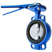 Затвор дисковый поворотный Newkey DZi Ду40 Ру16 межфланцевый, корпус - чугун, диск - нержавеющая сталь, уплотнение - EPDM, с рукояткой D050-13588