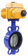 Затвор дисковый поворотный DN WBV1432E-2W-Fb Ду50 Ру16, корпус - чугун GGG50, диск - нержавеющая сталь 316L, уплотнение - EPDM, с 1/4-оборотным электроприводом QT-N-003EM-O1-220VAC-У1 220В D050-24701
