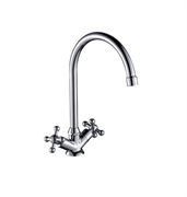 Смеситель для кухни ROSSINKA G02-72 с высоким поворотным изливом 260 мм T0023802