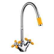 Смеситель для кухни FRAP 43127-9 с гибким изливом T0010750