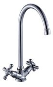 Смеситель для кухни ROSSINKA H02-72 с высоким поворотным изливом 260 мм T0023810
