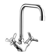 Смеситель для кухни ROSSINKA Q02-72 с высоким поворотным изливом 260 мм T0023851