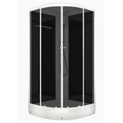 Душевая кабина DOMANI-SPA Delight Slim 99 низкий поддон, тонир. стекло, задн.черная стекл. панель, б/э, DS01DS99HBT00 T0046571