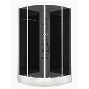 Душевая кабина DOMANI-SPA Delight Slim 110 низк.поддон тонир.стекло, зад.черн.стекл. панель б/э, DS01DS110LBT00 T0046590