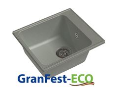 Мойка из искусственного камня Granfest-ECO 420*480 серый T0011775