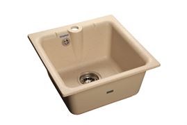 Мойка из искусственного камня GRANFEST GF-42 420*420 бежевый T0011706