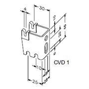 Настенная консоль Zehnder CVD 1 25/30 mm RAL 9016 M106210
