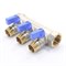Коллектор General Fittings 6200 3/4 х1/2 , 3вых., c шаровыми кранами, латунь никелир. 620056N0504B3A - фото 4497493 Коллектор General Fittings 6200 3/4 х1/2 , 3вых., c шаровыми кранами, латунь никелир. 620056N0504B3A - фото 4497493