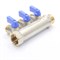 Коллектор General Fittings 6200 3/4 х1/2 , 3вых., c шаровыми кранами, латунь никелир. 620056N0504B3A - фото 4497494 Коллектор General Fittings 6200 3/4 х1/2 , 3вых., c шаровыми кранами, латунь никелир. 620056N0504B3A - фото 4497494