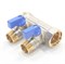 Коллектор General Fittings 6200 3/4 х1/2 , 2вых., c шаровыми кранами, латунь никелир. 6200R6N0504B2A - фото 4497534 Коллектор General Fittings 6200 3/4 х1/2 , 2вых., c шаровыми кранами, латунь никелир. 6200R6N0504B2A - фото 4497534