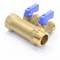 Коллектор General Fittings 6200 3/4 х1/2 , 2вых., c шаровыми кранами, латунь 620056H0504B2A - фото 4497598 Коллектор General Fittings 6200 3/4 х1/2 , 2вых., c шаровыми кранами, латунь 620056H0504B2A - фото 4497598