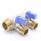 Коллектор General Fittings 6200 3/4 х1/2 , 2вых., c шаровыми кранами, латунь никелир. 620056N0504B2A - фото 4497605 Коллектор General Fittings 6200 3/4 х1/2 , 2вых., c шаровыми кранами, латунь никелир. 620056N0504B2A - фото 4497605