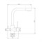 Смеситель для кухни AQUANIKA COMFORT хром, AQC08CR TAQC08CR - фото 4513324 Смеситель для кухни AQUANIKA COMFORT хром, AQC08CR TAQC08CR - фото 4513324