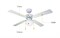 Вентилятор с подсветкой Dreamfan Vegas White 105 M213838 - фото 4661390 Вентилятор с подсветкой Dreamfan Vegas White 105 M213838 - фото 4661390