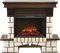 Комплект электрокаминов с искусственным камнем Real-Flame Stone 25/25,5 с очагом Sparta 25,5 LED M133698 - фото 4743451